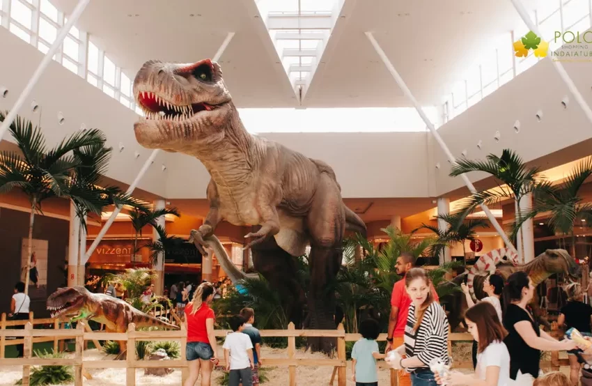  “Mundo Jurássico” está de volta ao Polo Shopping Indaiatuba