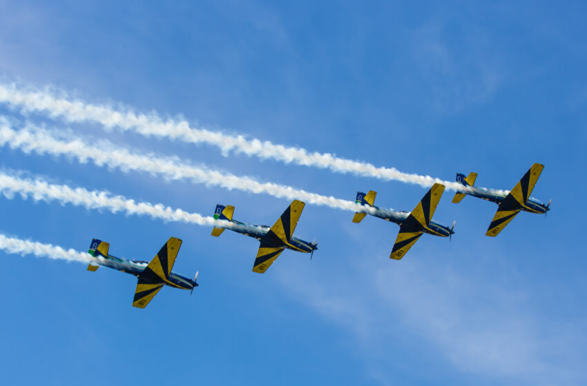  Esquadrilha da Fumaça passa nos céus de Itu no aniversário da cidade