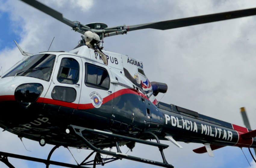 Helicóptero Águia é acionado após acidente na SP-75 entre Salto e Indaiatuba
