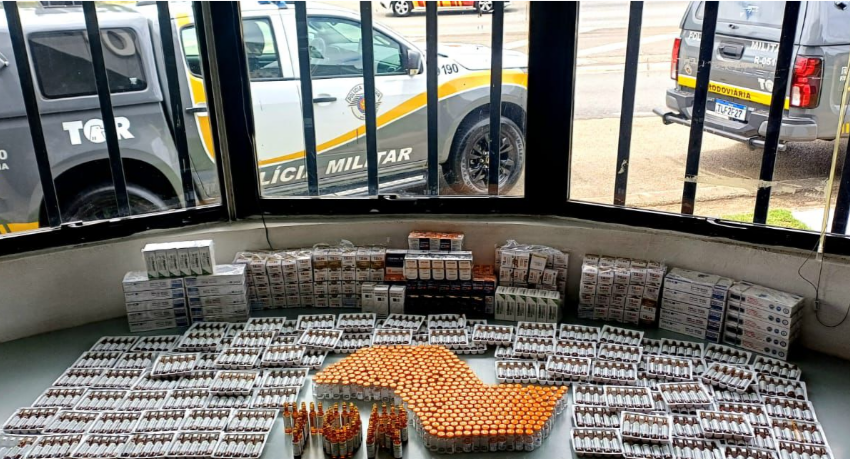  Polícia Rodoviária prende casal em Itu por contrabando e crime contra saúde pública