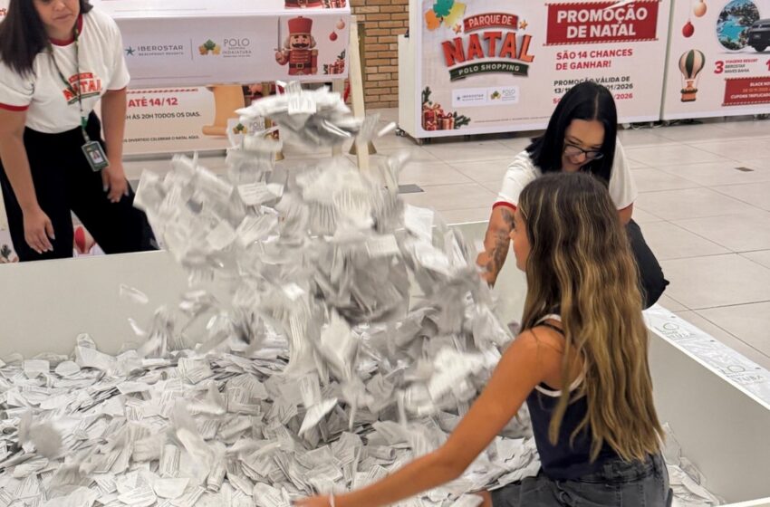 Polo Shopping Indaiatuba encerra temporada de Natal com sorteio de prêmios e resultados positivos
