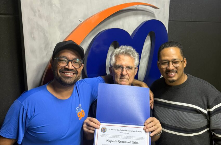  Gasparini Filho é homenageado pela Câmara Municipal de Salto pelos seus 10 mil programas