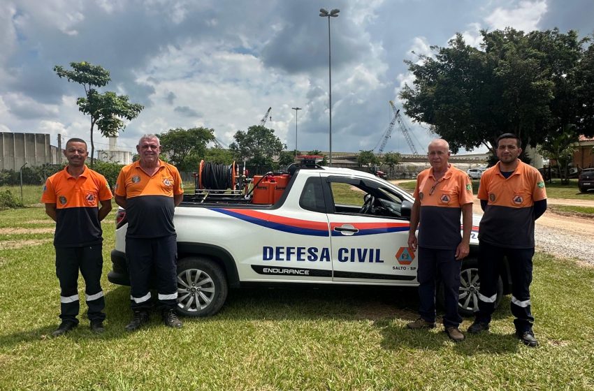  Defesa Civil de Salto ganha novo equipamento para combate a incêndio
