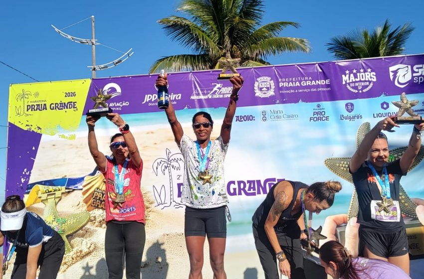  Atleta ituana é campeã da 2ª Maratona Internacional de Praia Grande