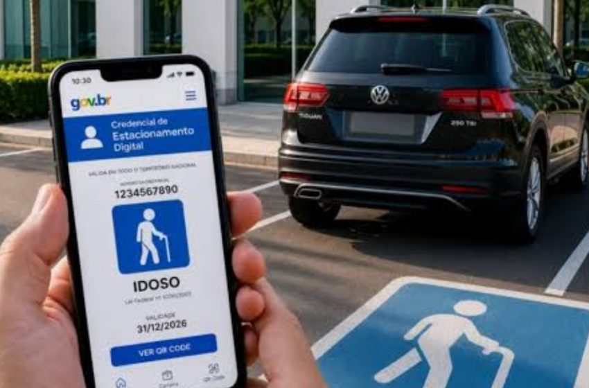  Idosos já podem emitir gratuitamente credencial digital de estacionamento