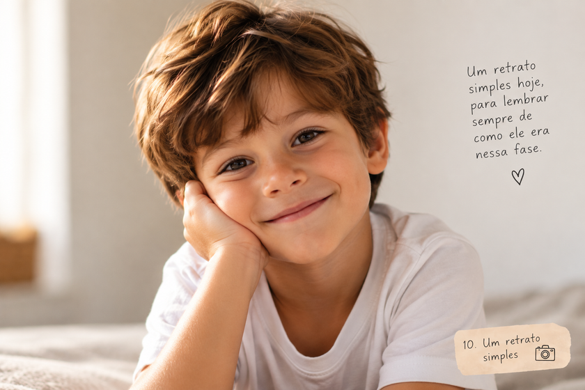 As 10 fotografias que você deveria fazer dos seus filhos todos os anos